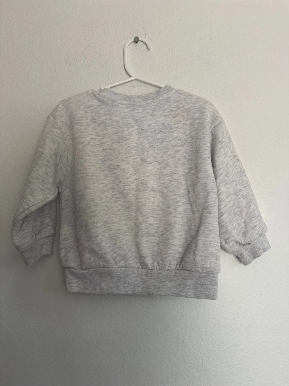 Old Navy Gray Sweatshirt with Pink Minnie Graphic
